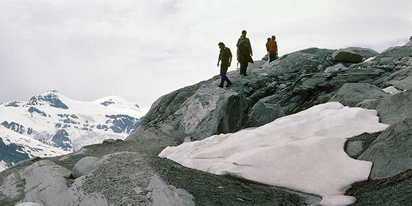 Roche Mountonné at Gorner Glacier